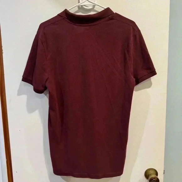 Old Navy Men’s Burgundy Short Sleeve Polo - Small - Picture 2 of 4
